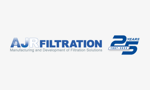 AJR Filtration logo highlighting a reliable manufacturing partner providing advanced commercial indoor air quality solutions.