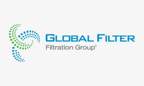 Global Filter logo representing a key manufacturing partner for advanced commercial indoor air quality filtration solutions.
